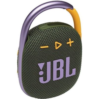 Портативная колонка JBL Clip 4, Цвет: Green