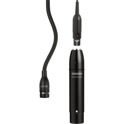 Миниатюрный театрально-хоровой микрофон Shure MX202B/S, Цвет: Black, Комплект: Предусилитель входит в комплект, Сменный картридж: Суперкардиоидный, Вид: Конденсаторный театрально-хоровой микрофон, Разъем: 3 Pin Xlr