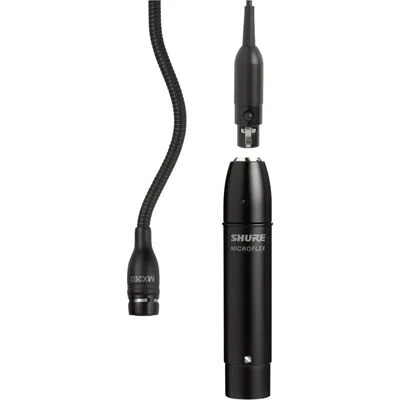 Миниатюрный театрально-хоровой микрофон Shure MX202B/S, Цвет: Black, Комплект: Предусилитель входит в комплект, Сменный картридж: Суперкардиоидный, Вид: Конденсаторный театрально-хоровой микрофон, Разъем: 3 Pin Xlr