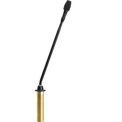Микрофон Shure Microflex® MX410/S, Цвет: Black, Комплект: Предусилитель входит в комплект, Капсюль: Суперкардиоидный, Индикатор статуса: Двухцветный, Вариант установки: Встроенное, Разъем: 5 Pin Xlr