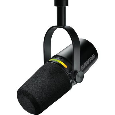 Микрофон для подкаста Shure MV7+, Цвет: Black, Тип подставки: Нет