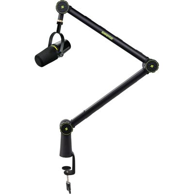 Микрофон для подкаста Shure MV7+, Цвет: Black, Тип подставки: Boom