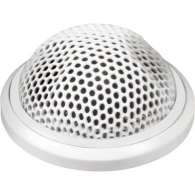 Низкопрофильный врезной конденсаторный микрофон Shure MX395W/BI, Цвет: White, Капсюль: Двунаправленный, Вариант установки: Настольное