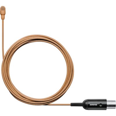 Петличный микрофон Shure TL46, Цвет: Cocoa, Разъем: Mtqg