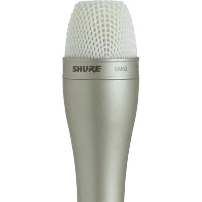 Динамический микрофон Shure SM63, Цвет: Champagne, Длина рукоятки: 14,5 см