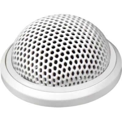 Низкопрофильный врезной конденсаторный микрофон Shure MX395W/O, Цвет: White, Капсюль: Всенаправленный, Вариант установки: Настольное