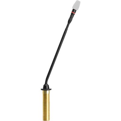 Микрофон Shure Microflex® MX410R/N, Цвет: Black, Комплект: Предусилитель входит в комплект, Капсюль: Нет, Индикатор статуса: Световое кольцо, Вариант установки: Встроенное, Разъем: 5 Pin Xlr