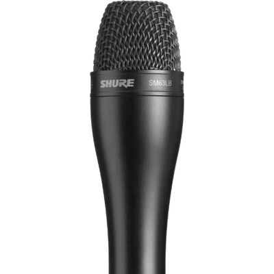 Динамический микрофон Shure SM63, Цвет: Black, Длина рукоятки: 23 см