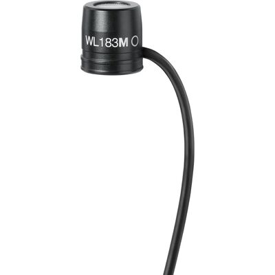 Петличный микрофон Shure WL183M, Цвет: Black, Разъем: Tqg (Ta4f, 4-Pin Mini)