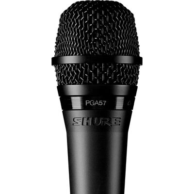 Инструментальный микрофон Shure PGA57, Цвет: Black, Вариант установки: Микрофонная стойка, Кабель: Нет