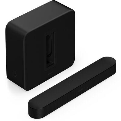 Развлекательный набор премиум-класса с Sonos Beam, Цвет: Black