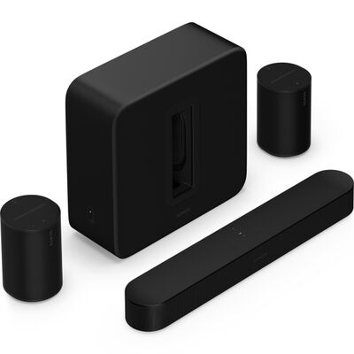 Иммерсивный комплект премиум-класса с Sonos Beam, Цвет: Black