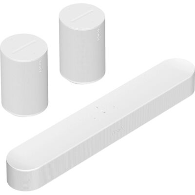 Комплект объемного звучания с Sonos Beam, Цвет: White