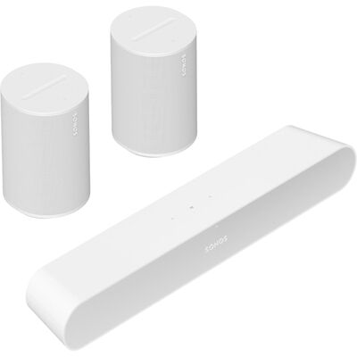 Комплект объемного звучания с Sonos Ray, Цвет: White