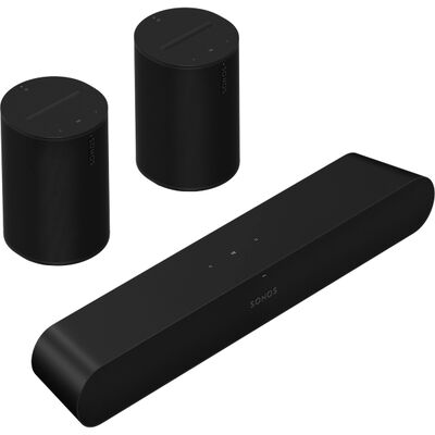 Комплект объемного звучания с Sonos Ray, Цвет: Black