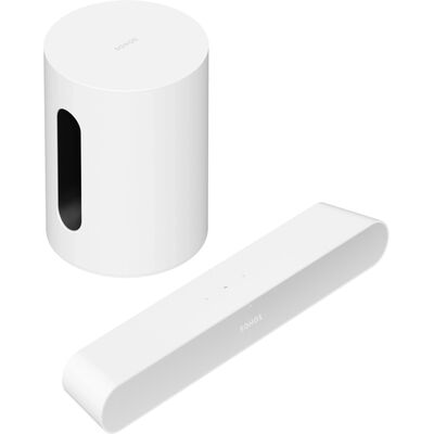 Развлекательный набор с Sonos Ray, Цвет: White