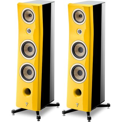 Напольная акустика Focal Kanta N°3, Цвет: Solar Yellow - Black High Gloss