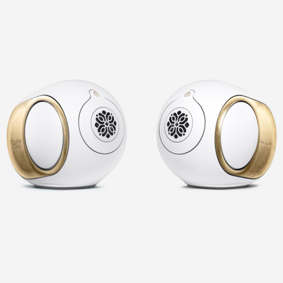Колонка Devialet Phantom Ultimate 98 dB, Цвет: Gold Leaf, Комплект: Stereo
