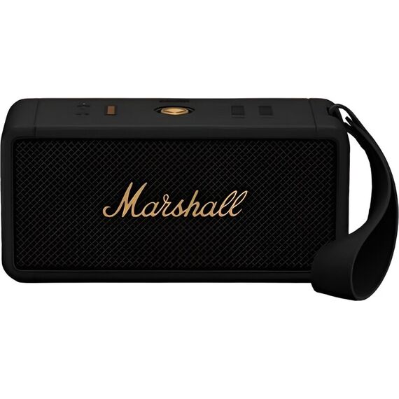 Колонка Marshall MIDDLETON Black and Brass, Цвет: Черный/латунь