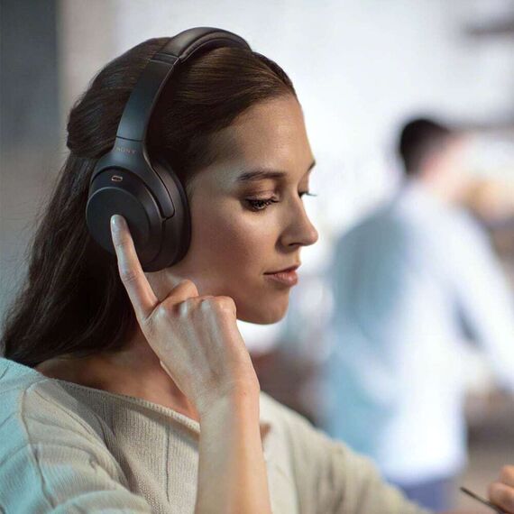 Наушники Sony WH-1000XM4 Black, Цвет: Black, изображение 8