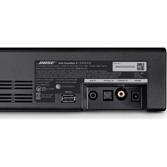 Звуковая панель Bose Solo TV II, изображение 6