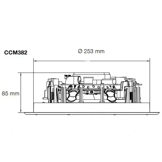 Встраиваемая акустика Bowers & Wilkins CCM382, изображение 3