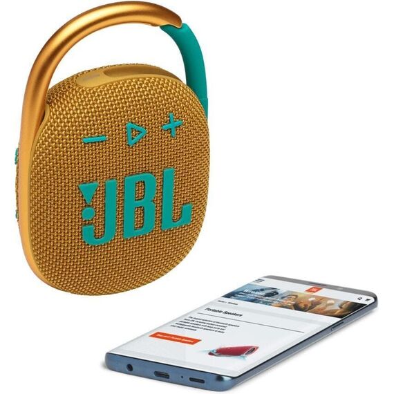 Портативная колонка JBL Clip 4 Yellow, Цвет: Yellow, изображение 9