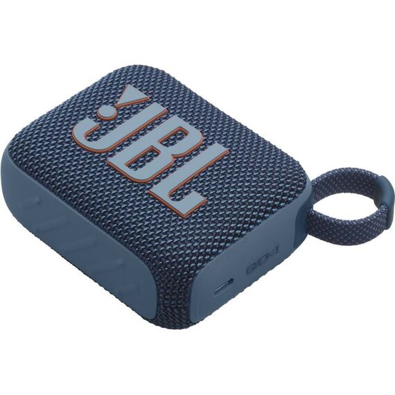 Портативная колонка JBL Go 4 Blue, Цвет: Blue, изображение 8
