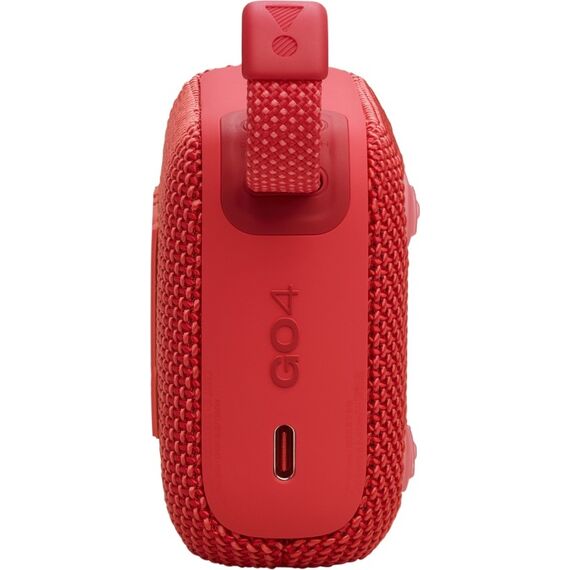 Портативная колонка JBL Go 4 Red, Цвет: Red, изображение 4