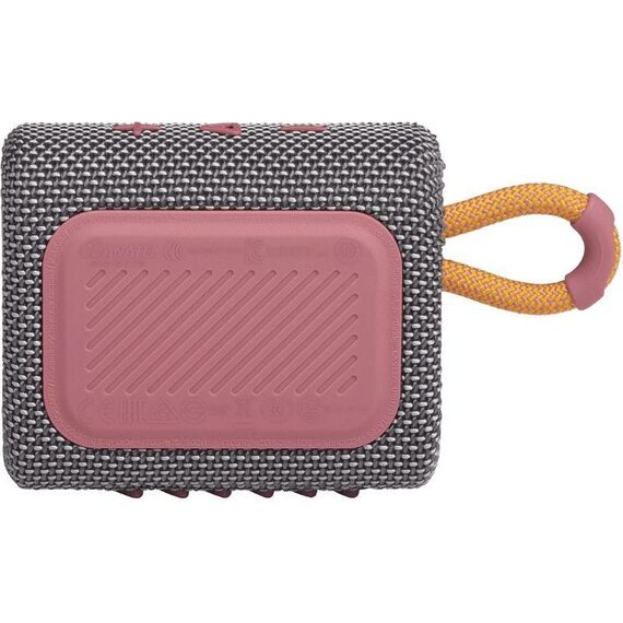 Портативная колонка JBL Go 3 Grey, Цвет: Gray, изображение 5