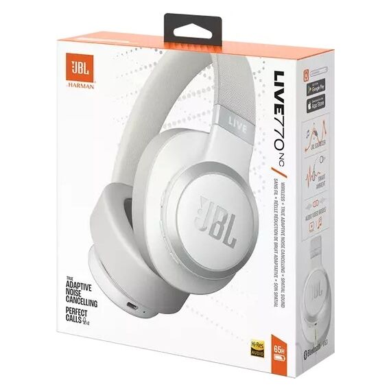 Наушники JBL Live 770NC White, Цвет: White, изображение 11