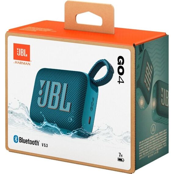 Портативная колонка JBL Go 4 Blue, Цвет: Blue, изображение 11