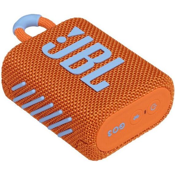 Портативная колонка JBL Go 3 Orange, Цвет: Orange, изображение 7