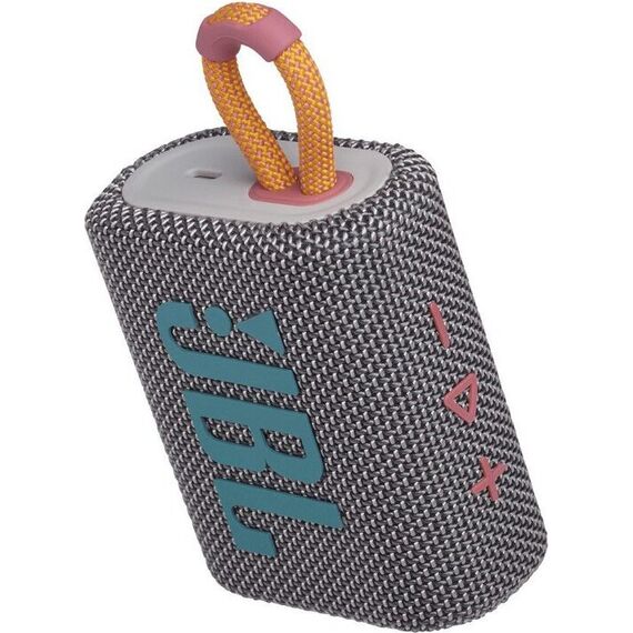 Портативная колонка JBL Go 3 Grey, Цвет: Gray, изображение 4
