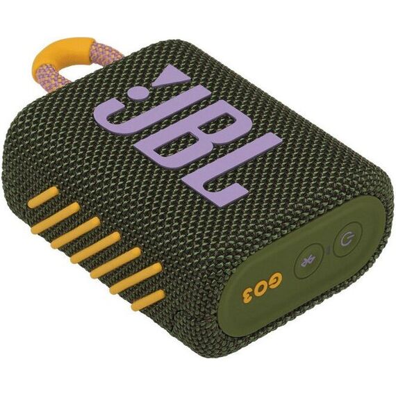 Портативная колонка JBL Go 3 Green, Цвет: Green, изображение 7