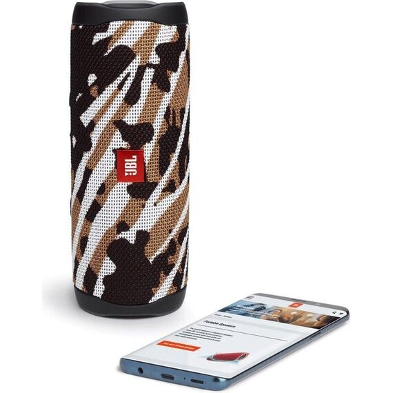 Портативная колонка JBL Flip 5 Arctic Camouflage, Цвет: Arctic Camouflage, изображение 9