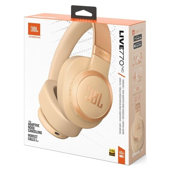 Наушники JBL Live 770NC Sand, Цвет: Sand, изображение 10
