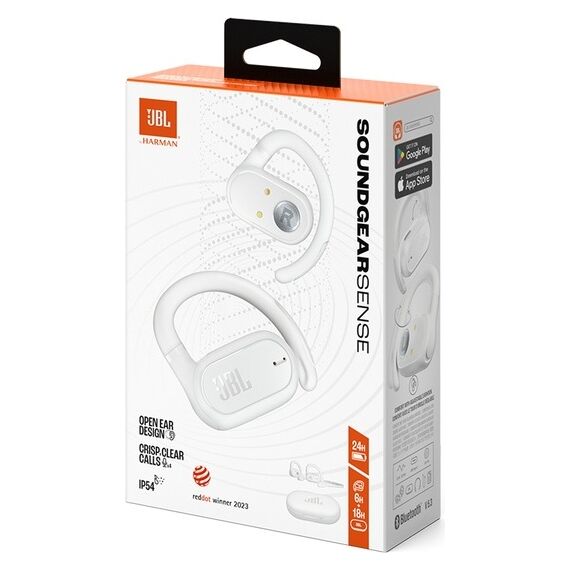 Наушники JBL Soundgear Sense White, Цвет: White, изображение 11