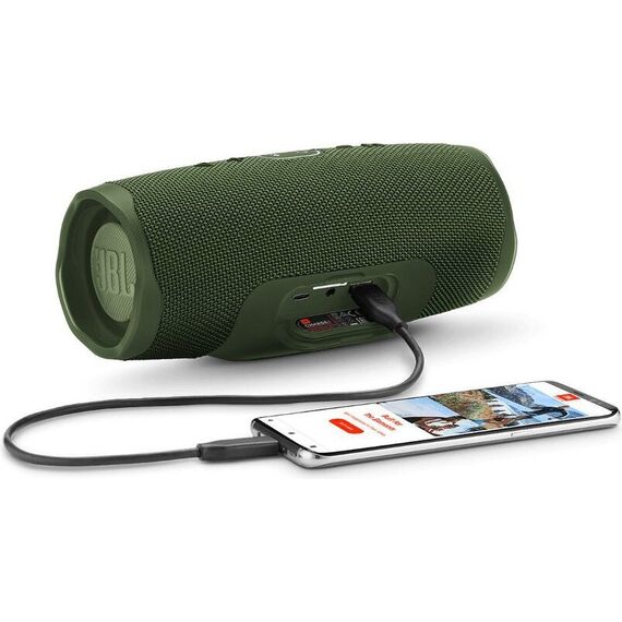 Портативная колонка JBL Charge 4 Green, Цвет: Green, изображение 6