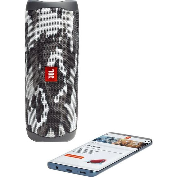 Портативная колонка JBL Flip 5 Turquoise/Grey, Цвет: Turquoise/Grey, изображение 4