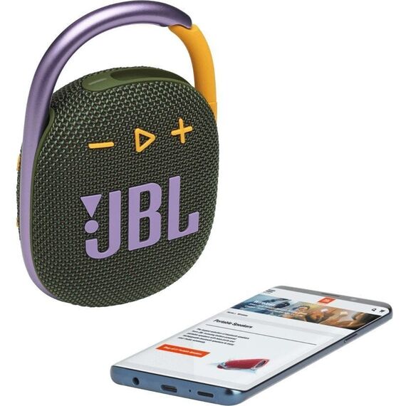 Портативная колонка JBL Clip 4 Green, Цвет: Green, изображение 9