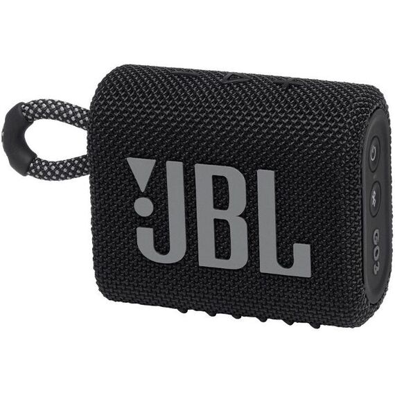 Портативная колонка JBL Go 3 Black, Цвет: Black