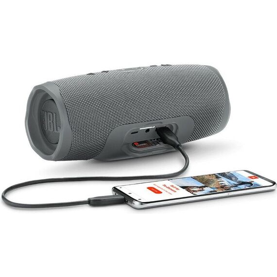 Портативная колонка JBL Charge 4 Gray, Цвет: Gray, изображение 6