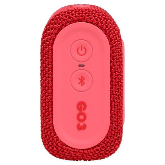 Портативная колонка JBL Go 3 Red, Цвет: Red, изображение 10