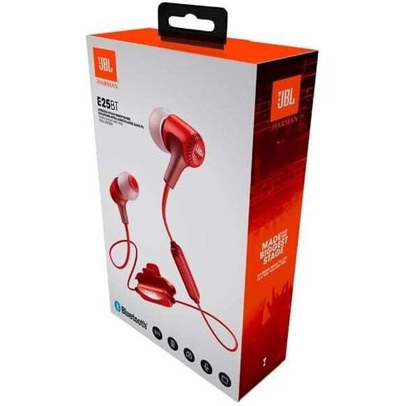 Наушники JBL E25BT Red, Цвет: Red, изображение 2