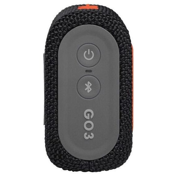 Портативная колонка JBL Go 3 Black Orange, Цвет: Black Orange, изображение 10