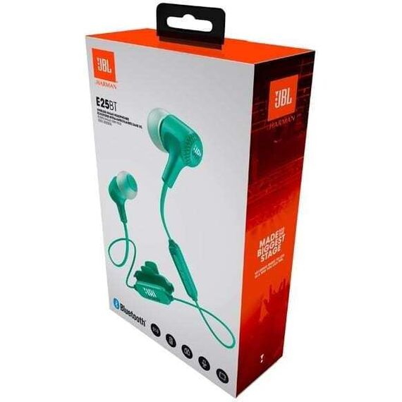 Наушники JBL E25BT Teal, Цвет: Teal, изображение 2