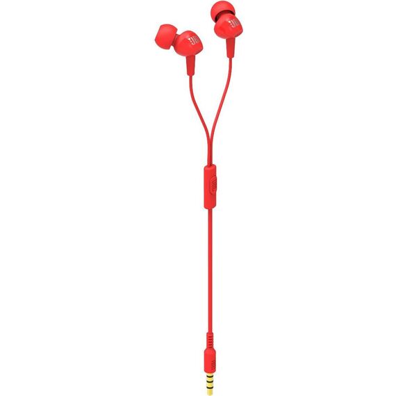 Наушники JBL C100SIU Red, Цвет: Red, изображение 4