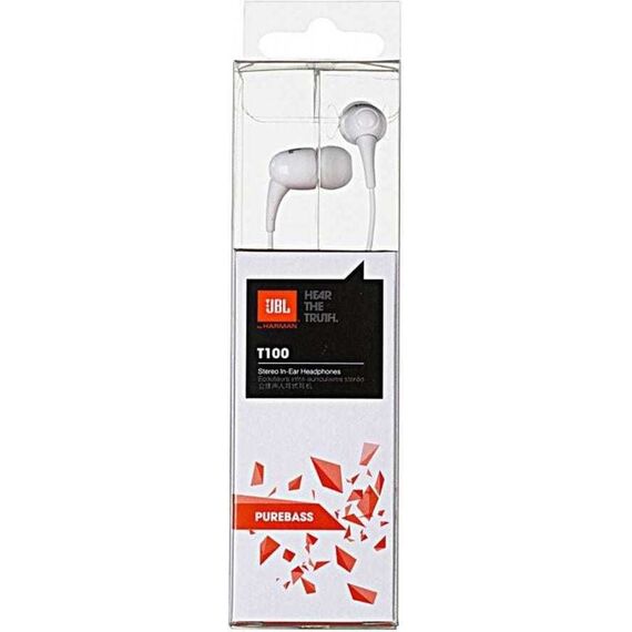 Наушники JBL T100 White, Цвет: White, изображение 6