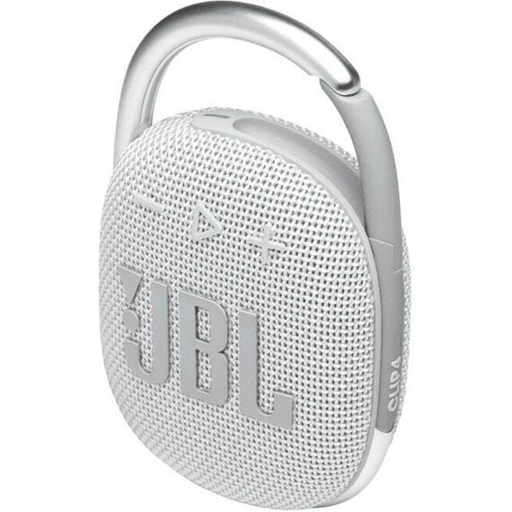 Портативная колонка JBL Clip 4 White, Цвет: White, изображение 3